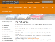 Tablet Screenshot of mgpartsbenelux.nl